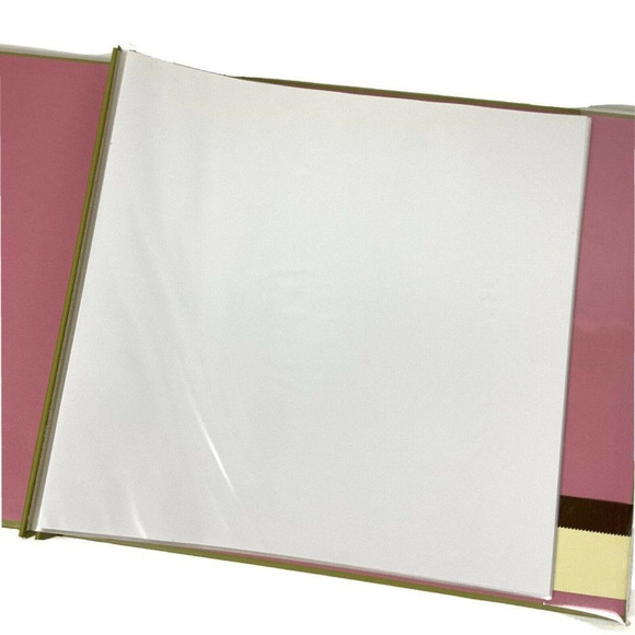 Recollections 12x12 Scrapbook Album Green Mice Post Bound Expandable 10 Pages - Picture 3 of 4